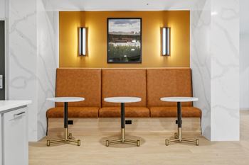 Complimentary coffee bar